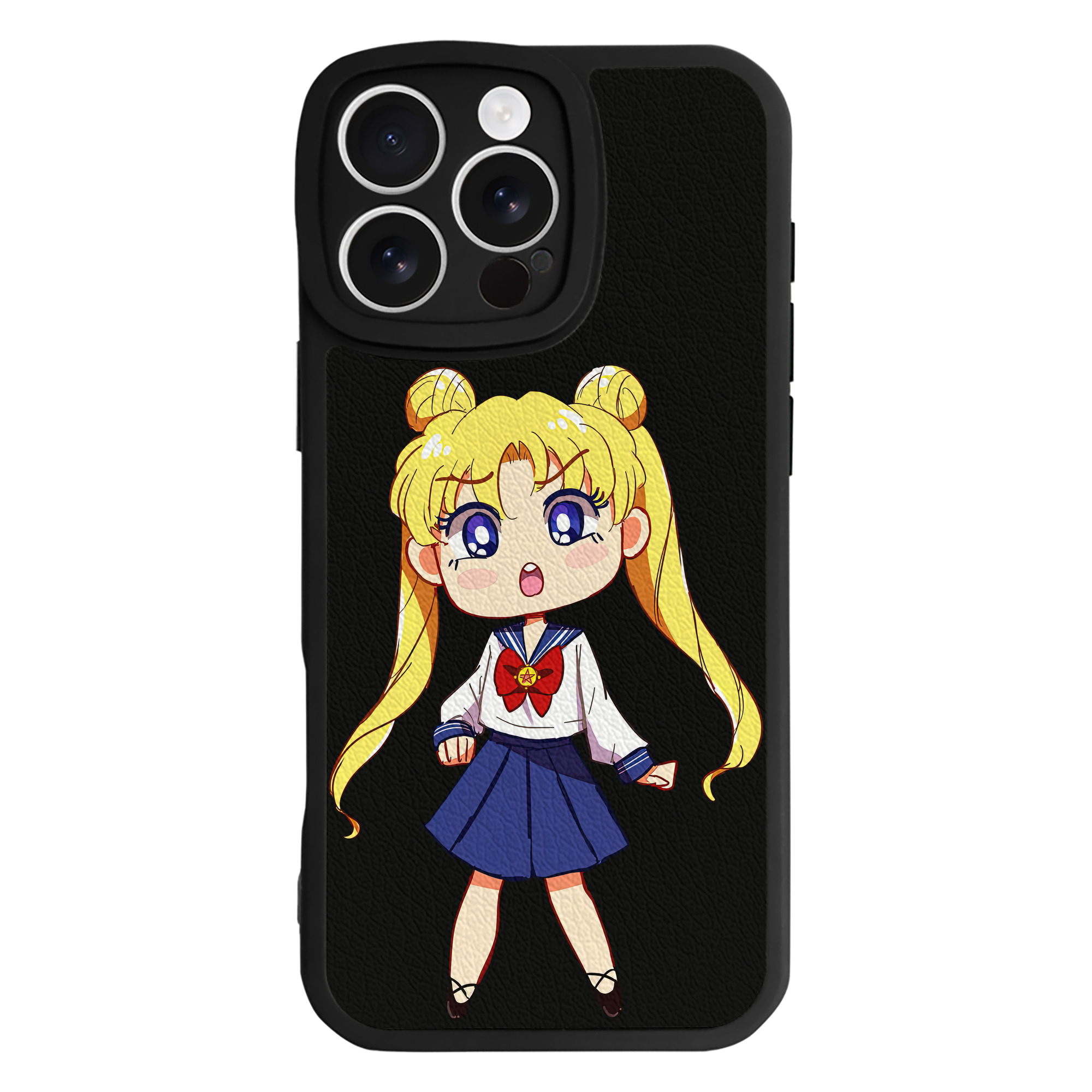 （画像用） 美少女戦士セーラームーン 愛野 美奈子 あいの みなこ Sailor Moon Aino Minako 【iPhone 16シリーズ対応】シリコンスマホケース（レザー調） 材質：シリコン